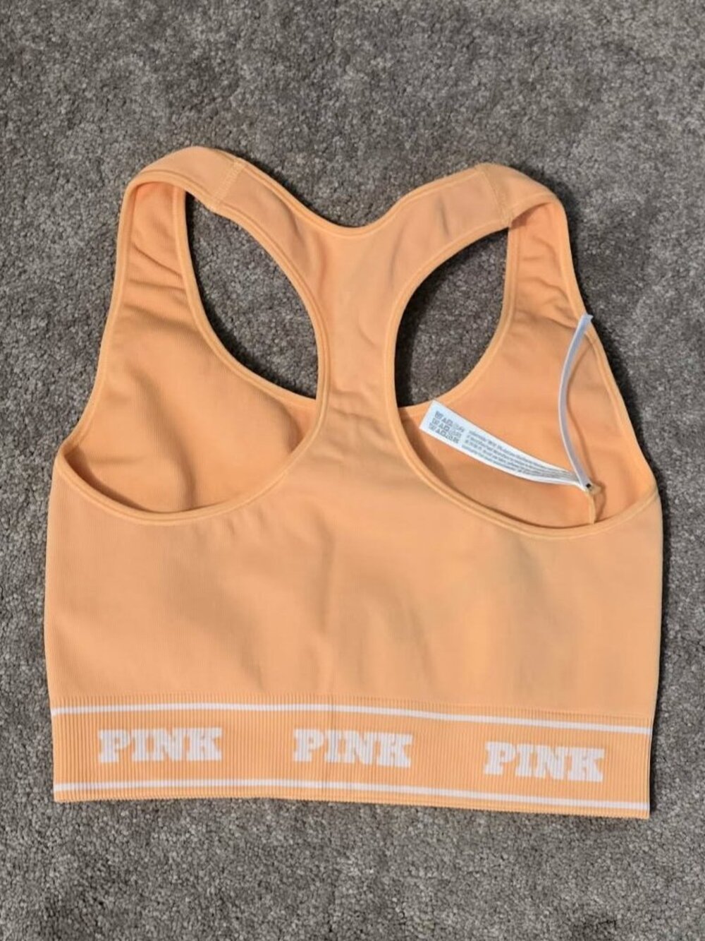 Pink / Victoria’s Secret – Bra – Ribbed Peach – Size M